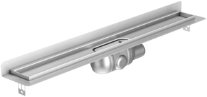 Channel body ACO ShowerDrain C, Installation height top edge screed: 80 – 128 mm (200 mm)