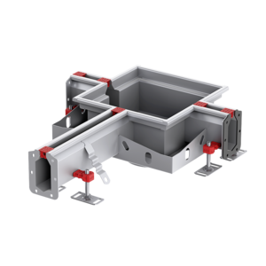 Branch unit with outlet