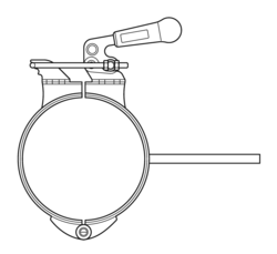 Holder for manual cutting