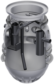 Grease separator LipuMax-P-DM extension stage 2