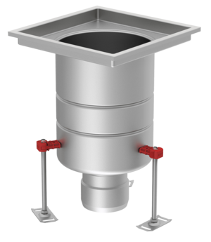 Extended fixed height – vertical outlet