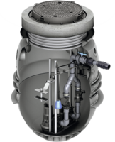 Pumping stations Powerlift-P duo – load class: B 125 with top section