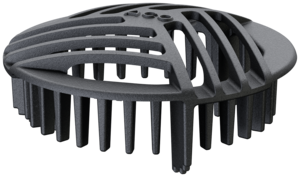 Top sections and gratings for roof gullies