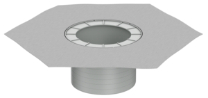 Top sections for compound sealing for gully body Easyflow