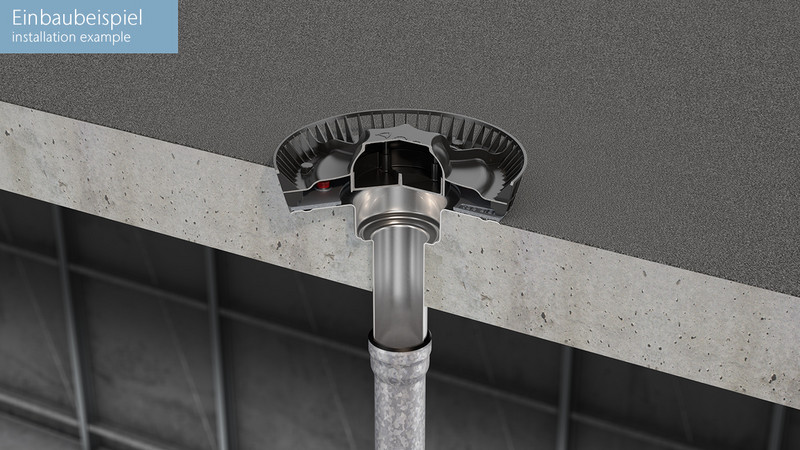ACO Variant-flex Flat Roof Single Drains 589900