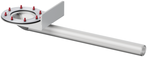 Spin (45°/90°) attic drains – gravity drainage