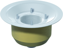 Gully body, DN 50 – DN 100 with fixed flange – insulated
