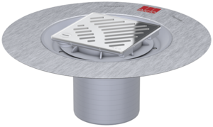 Top sections for compound sealing for gully body Easyflow
