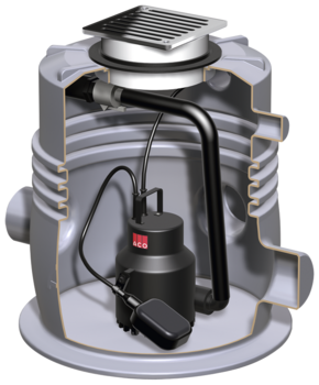 Waste water lifting plant Sinkamat-K mono