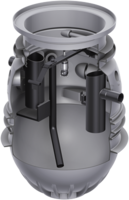Grease separator LipuMax-P-DM extension stage 2