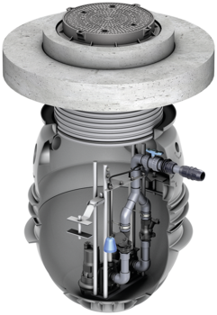 Pumping stations Powerlift-P duo – load class: D 400 with top section