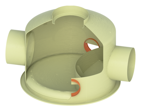 External Bypass - Dividing shaft GRP