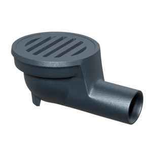 Compact gullies, without foul air trap, without bracket