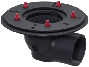 Gully body Passavant, DN 100 – socket inclination 1,5°