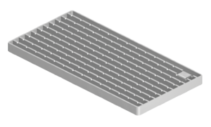 ACO hygienic ladder grating
