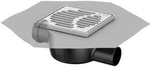 Complete gully - ACO Sanitary Gully Easyflow+