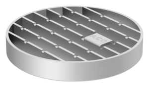ACO hygienic ladder grating - Round
