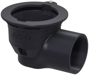 Gully body Passavant, DN 100 – socket inclination 1,5°