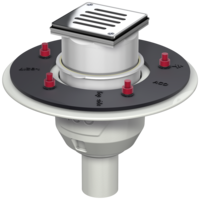 Gully body Passavant, DN 50 – socket inclination 90°