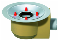 Gully body, DN 50 – DN 70 with fixed flange – gedämmt