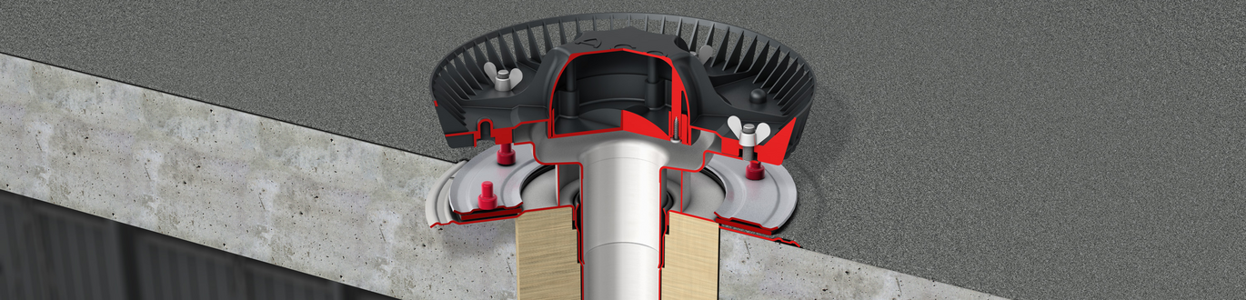 Emergency siphonic roof drainage