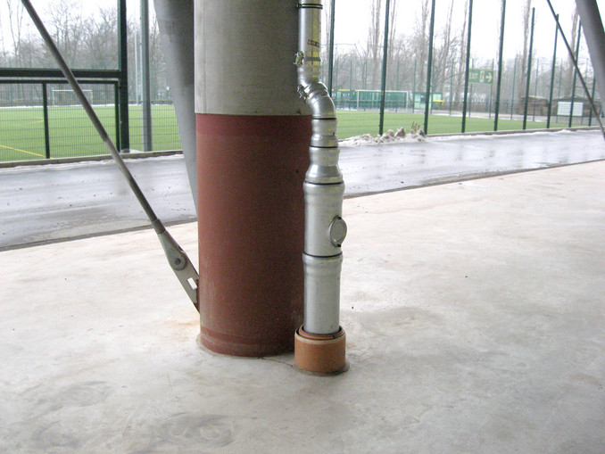 Stadion, Dresden, PIPE Rohre aus Edelstahl Stadion, Dresden, PIPE Rohre, Edelstahl