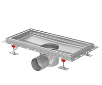 ACO hygienic box channel - L-profile edge