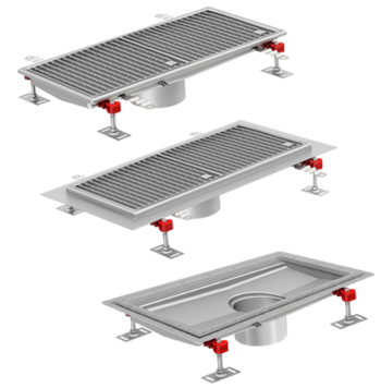 ACO Hygienic box and grating