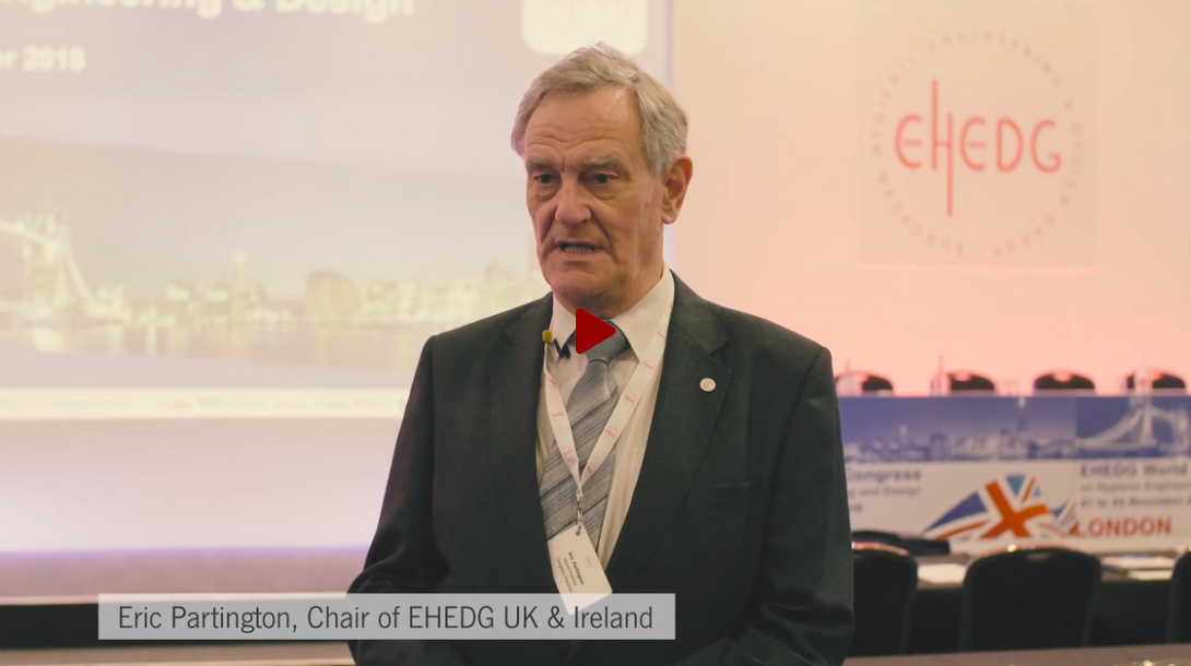 Eric Partington on advantages of becoming EHEDG member Eric Partington on advantages of becoming EHEDG member