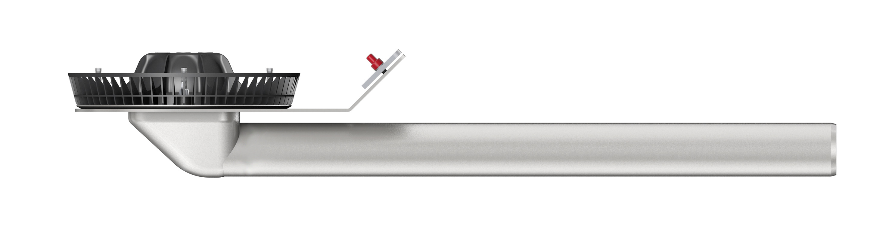 The new ACO Jet parapet drain made of stainless steel The new ACO Jet parapet drain made of stainless steel