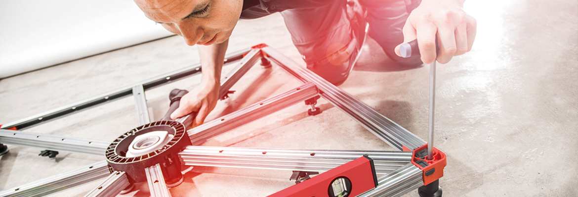 Shower channel assembly quicker, simpler and better than ever before: The new ACO ShowerFloor floor system Shower channel assembly quicker, simpler and better than ever before: The new ACO ShowerFloor floor system
