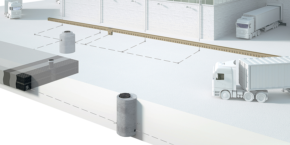 Drainage solutions designed to perform in Brewery loading area